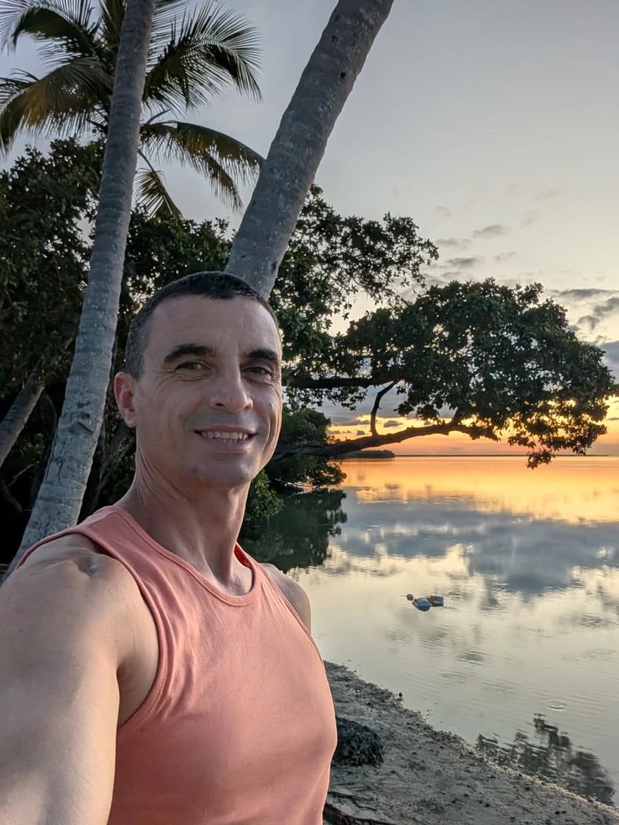 Jimmy Ricard by the water in 2026 at 165 pounds